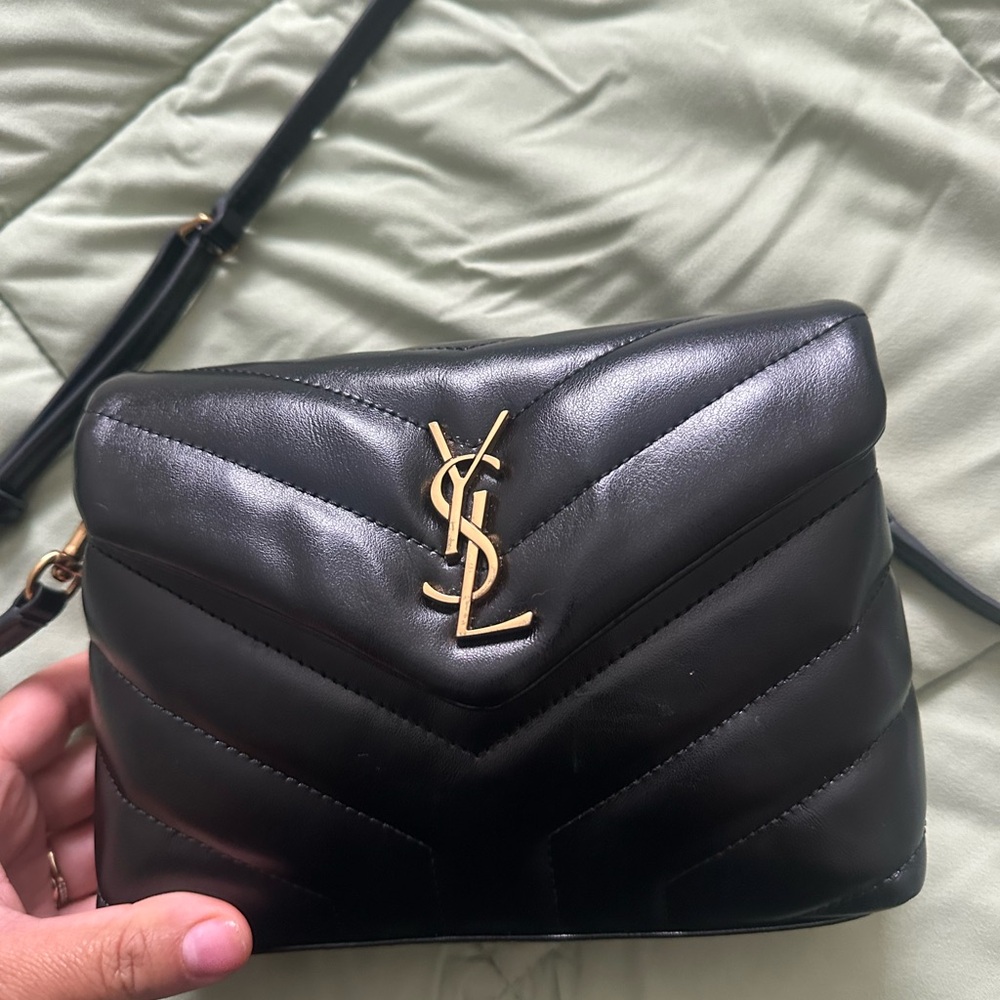 YSL Toy LouLou Black Aged Gold Hardware